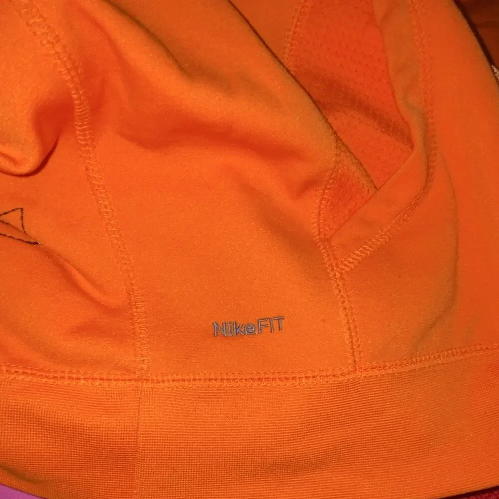 Nike Oklahoma State Cowboys Orange/Black Full Zip Hoodie Sweatshirt M NCAA